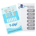 thumbnail image 1 of Mintegrity [15pk] - 6-Panel Dip Card Instant Urine Drug Test - (BUP/BZO/COC/MOP/MTD/OXY) #MT-WDOA-865, 1 of 9