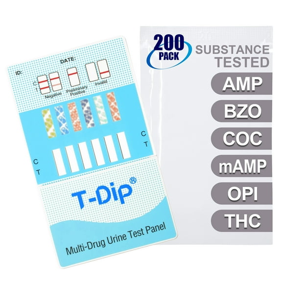 Mintegrity [200pk] - 6-Panel Dip Card Instant Urine Drug Test #MT-WDOA-264