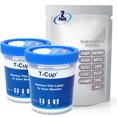 thumbnail image 1 of Mintegrity [2pk] - 10-Panel T-Cup Instant Urine Drug Test - (AMP/BAR/BZO/COC/mAMP/MDMA/MTD/OPI/PCP/THC with A3) #MT-TDOA-3104A3, 1 of 9