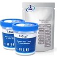 thumbnail image 1 of Mintegrity [2pk] 13-Panel T-Cup Instant Urine Drug Test - (AMP/BUP/BZO/COC/mAMP/MDMA/MOP/MTD/OXY/THC/ETG/FTY/TRA) #MT-TDOA-7135EFT, 1 of 9