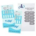 thumbnail image 1 of Mintegrity [2pk] - 9-Panel Dip Card Instant Urine Drug Test - (AMP/BUP/BZO/COC/MOP/MTD/OXY/PPX/THC) #MT-WDOA-295, 1 of 9