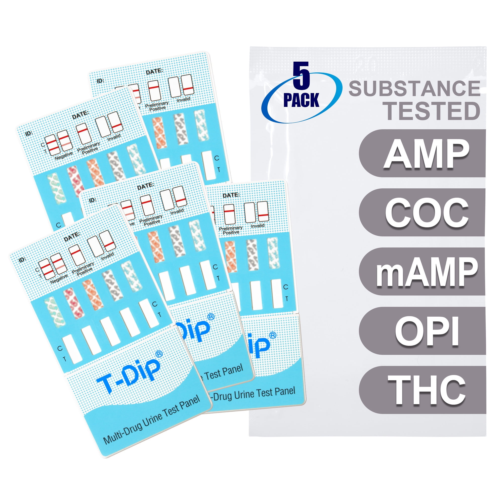 Integrity Test Kit Mintegrity 5-Panel Easy to Use Urine Drug Test Kits Home Use with ...
