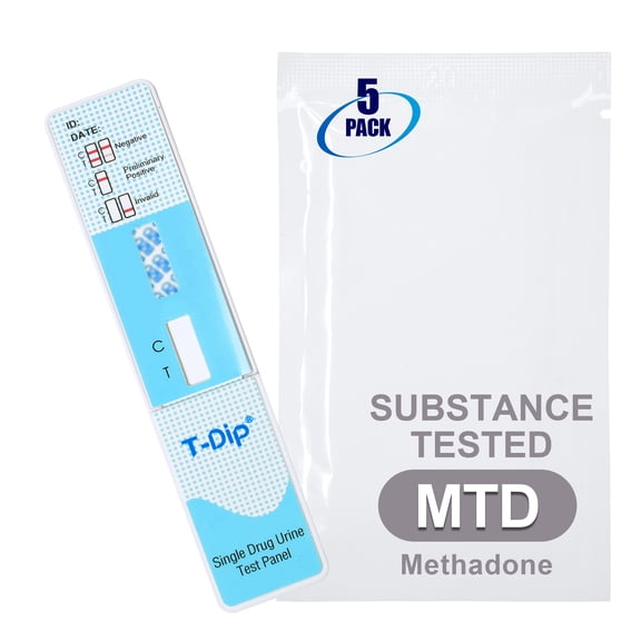 Mintegrity [5pk] - 1-Panel Dip Card Instant Urine Drug Test - Methadone (MTD) #MT-WDMT-114