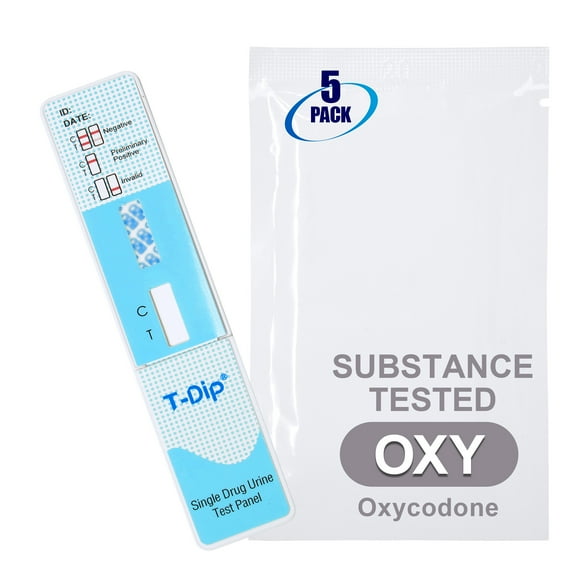 Mintegrity [5pk] - 1-Panel Dip Card Instant Urine Drug Test - OXY (Oxycodone) #MT-WDOX-114