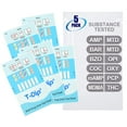 thumbnail image 1 of Mintegrity [5pk] - 12-Panel Dip Card Instant Urine Drug Test - (AMP/BAR/BZO/COC/mAMP/MDMA/MTD/OPI/OXY/PCP/PPX/THC) #MT-WDOA-1124, 1 of 9