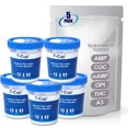 thumbnail image 1 of Mintegrity [5pk] - 5-Panel T-Cup Instant Urine Drug Test - Amphetamine (AMP), Cocaine (COC), Meth/Methamphetamine (mAMP/MET), Opiates (OPI), Marijuana/Cannabinoids (THC) with A3 #MT-TDOA-254A3, 1 of 9