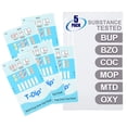 thumbnail image 1 of Mintegrity [5pk] - 6-Panel Dip Card Instant Urine Drug Test - (BUP/BZO/COC/MOP/MTD/OXY) #MT-WDOA-865, 1 of 9