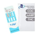 thumbnail image 1 of Mintegrity [75pk] - 3-Panel Dip Card Instant Urine Drug Test - (COC/mAMP/THC) #MT-WDOA-234, 1 of 9