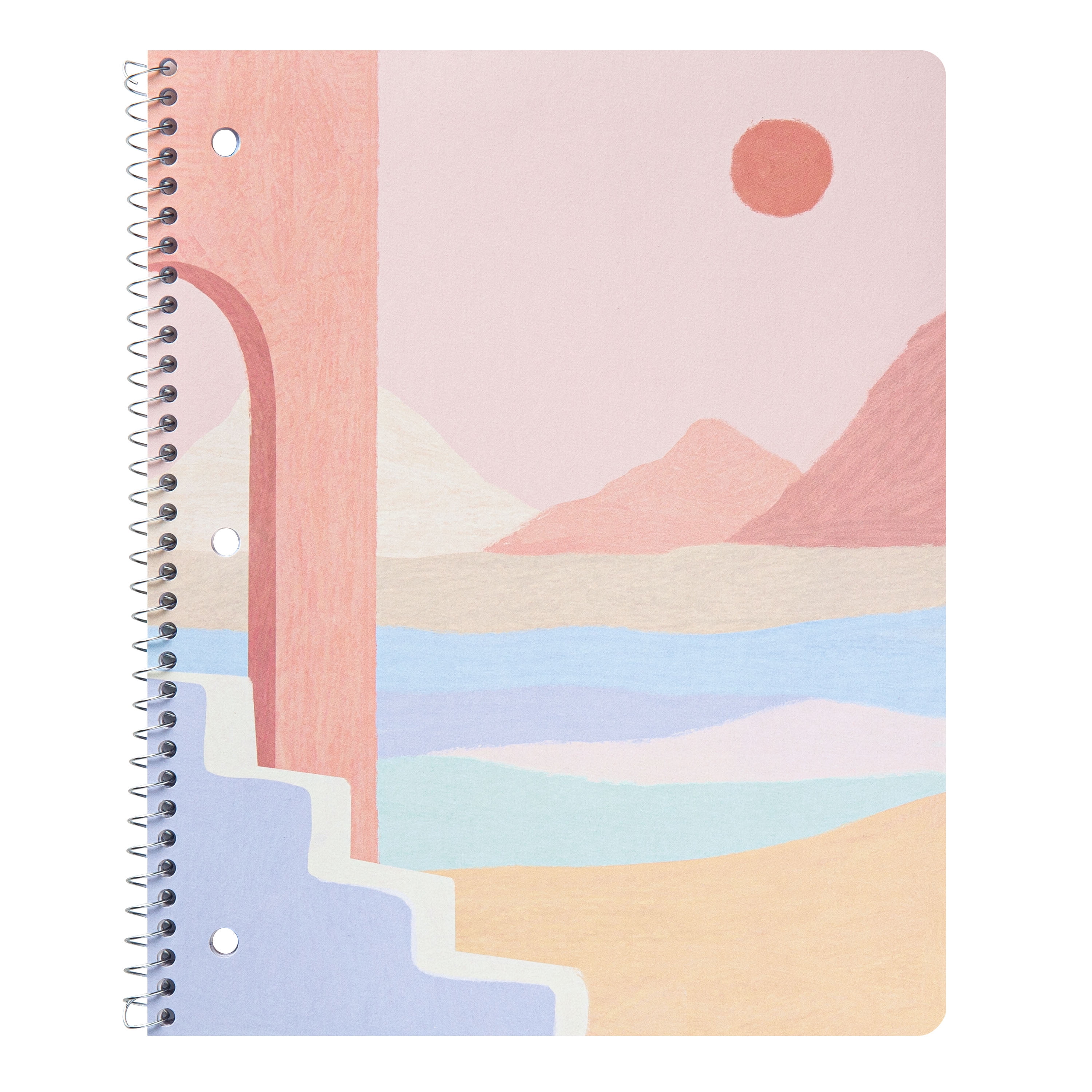 Mintgreen OneSubject Spiral Notebook, College Ruled, 80 Recycled