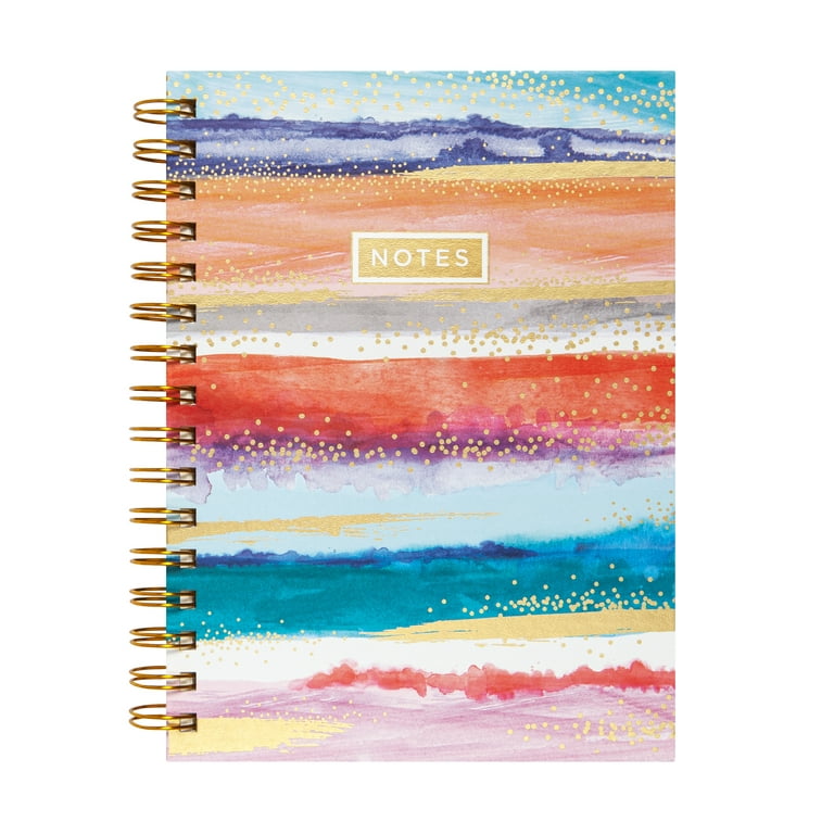 Notes to Do List Watercolor Lined Notebook Spiral Notebook Lined Notebook  Journaling Things Gift Free Shipping 