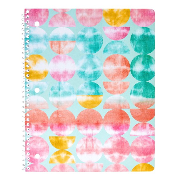 Mintgreen Spiral Notebook, College Ruled, 80 Recycled Sheets, 8x10