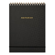 Mintgreen Spiral Top Bound Notepad (8"x 10.75") Black Professional