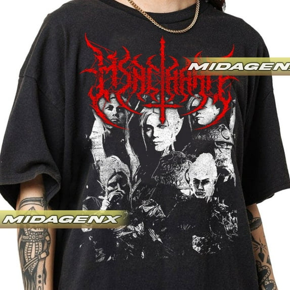 Minthara Black Metal Vintage T-Shirt, Gift For Women and Man Unisex T-Shirt MM07