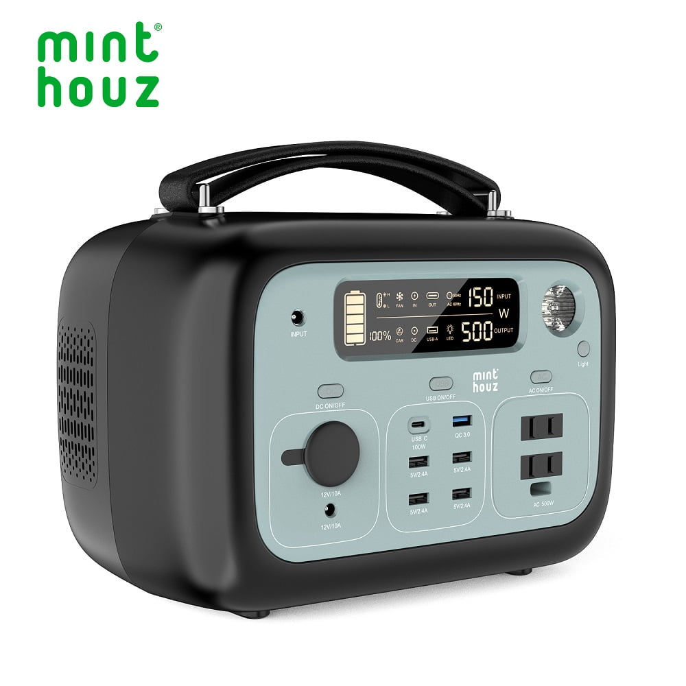 Minthouz 500W Continuous / 1000W Peak Solar Generator