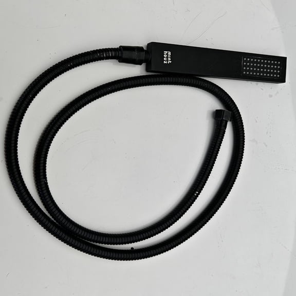 Minthouz Flat Matte Black 2.5 GPM Handheld Showerhead
