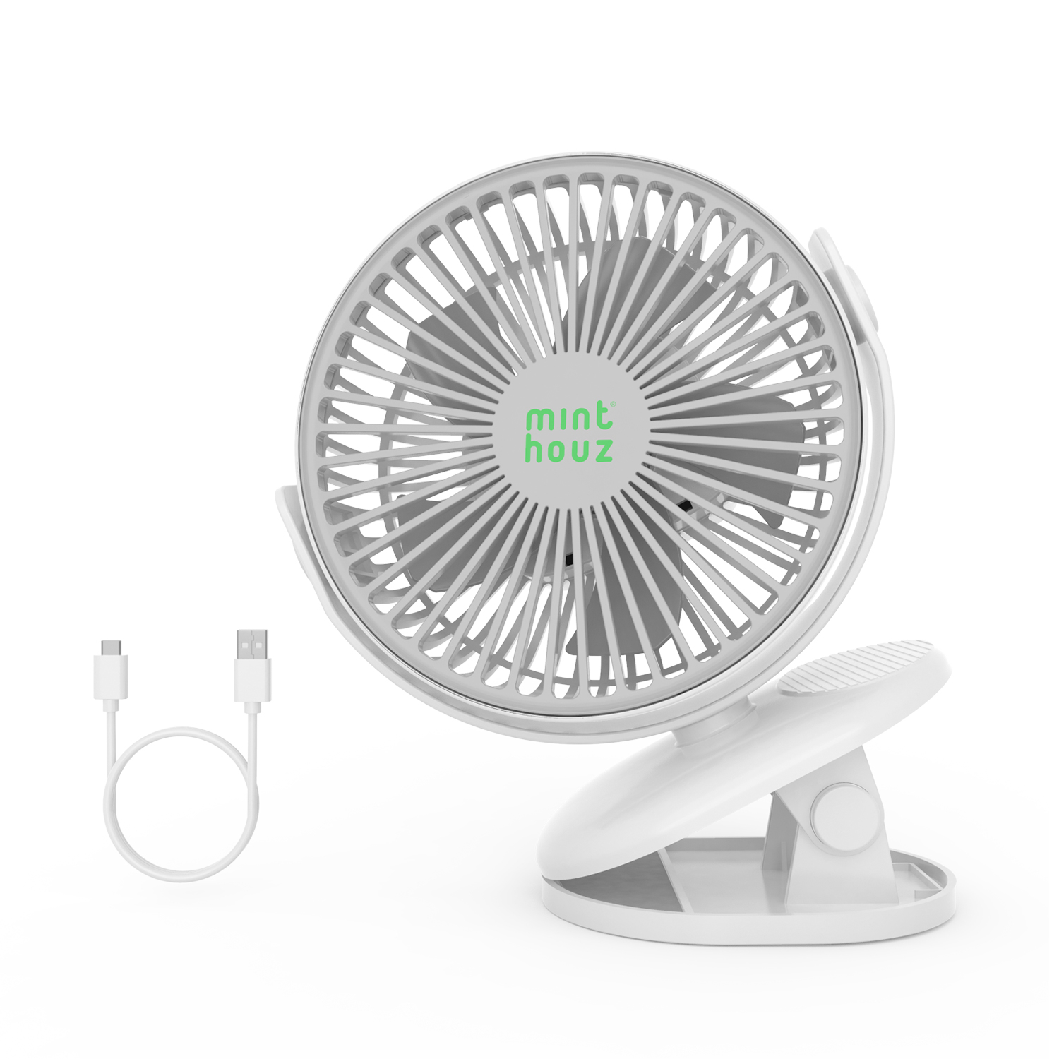 O2COOL 10 inch Battery or Electric Portable Fan, Camping Fan, Tent