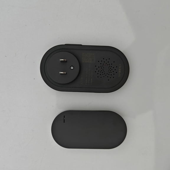 Minthouz Wireless Plug-and-Play Doorbell, Black