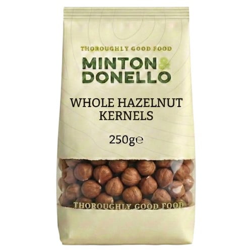 Minton & Donello Hazelnuts 250g, British Import (Pack of 3)
