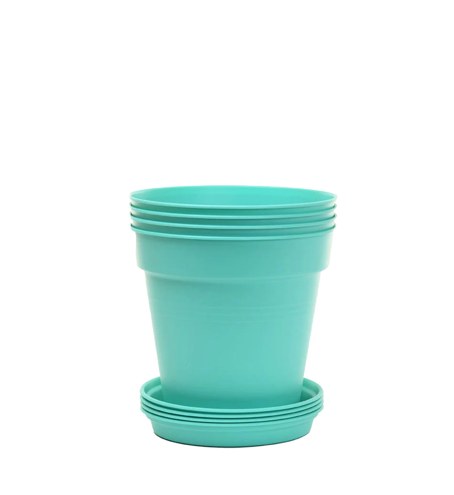 Mintra Garden - 11cm Round Garden Pots 4pk - (11cm Diameter - 4.3inD x ...