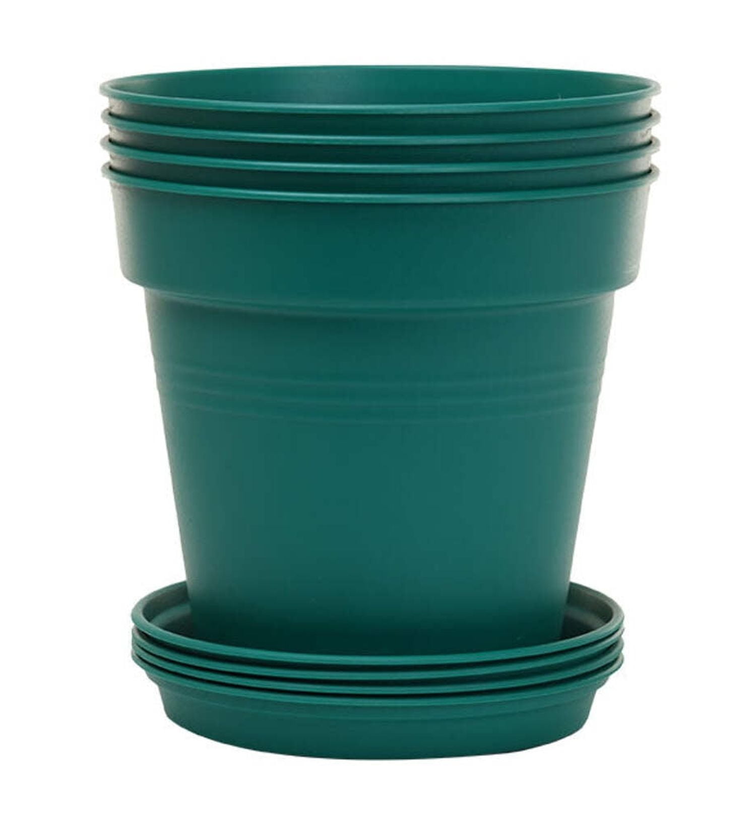 Mintra Garden - 11cm Round Garden Pots 4pk - (11cm Diameter - 4.3inD x ...