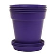 thumbnail image 1 of Mintra Garden - 13cm Round Garden Pots 4pk - (13cm Diameter - 5inW x 4.75inH), 1 of 11