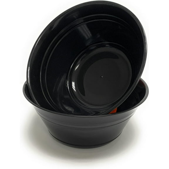 Mintra Home - (10150) Snack Bowl Large Black 2 Pack