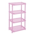 thumbnail image 1 of Mintra Home Light Duty Plastic Storage Racks (Rectangular Rack, Lavender) (07251), 1 of 1