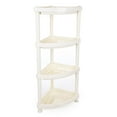 thumbnail image 1 of Mintra Home Light Duty Plastic Storage Racks (Triangular Rack, Ivory) -07257-, 1 of 1