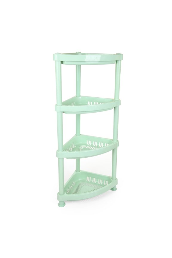 Light Duty Plastic Storage Racks (Triangular Rack, Light Green) -07255-