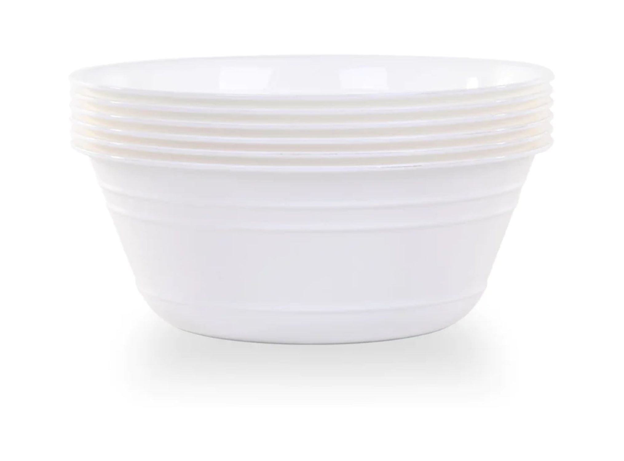 Pack Of 6 Take And Toss Toddler Bowls With Lids, 8oz - Multicolour