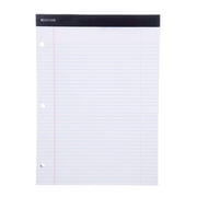 Mintra Home Narrow Ruled Standard Writing Pad, 8.5" x 11", White, 50 Sheets, 6 Count