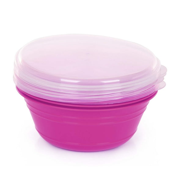 Mintra Home - Plastic Bowls with Covers 4 Pack