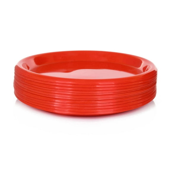 Mintra Home - Small Plastic Plates 6.5in 12 Pack