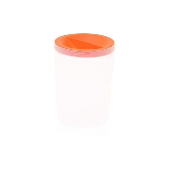 Mintra Home Unbreakable - Plastic Jar with Locking Lid -1.2-40 Ounce
