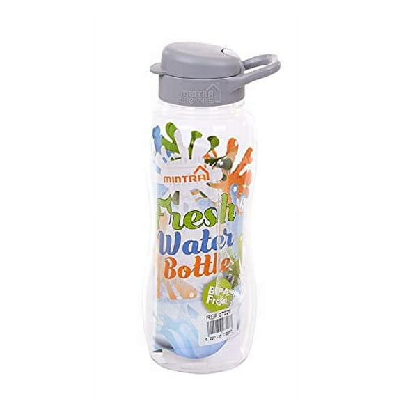 Mintra Home Water Bottle (1000ml (33oz), Grey)