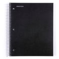 thumbnail image 1 of Mintra 5 Subject Notebook - Black - Wide Ruled - Durable Poly Cover/5 Poly Pockets/200 Sheets, 1 of 11