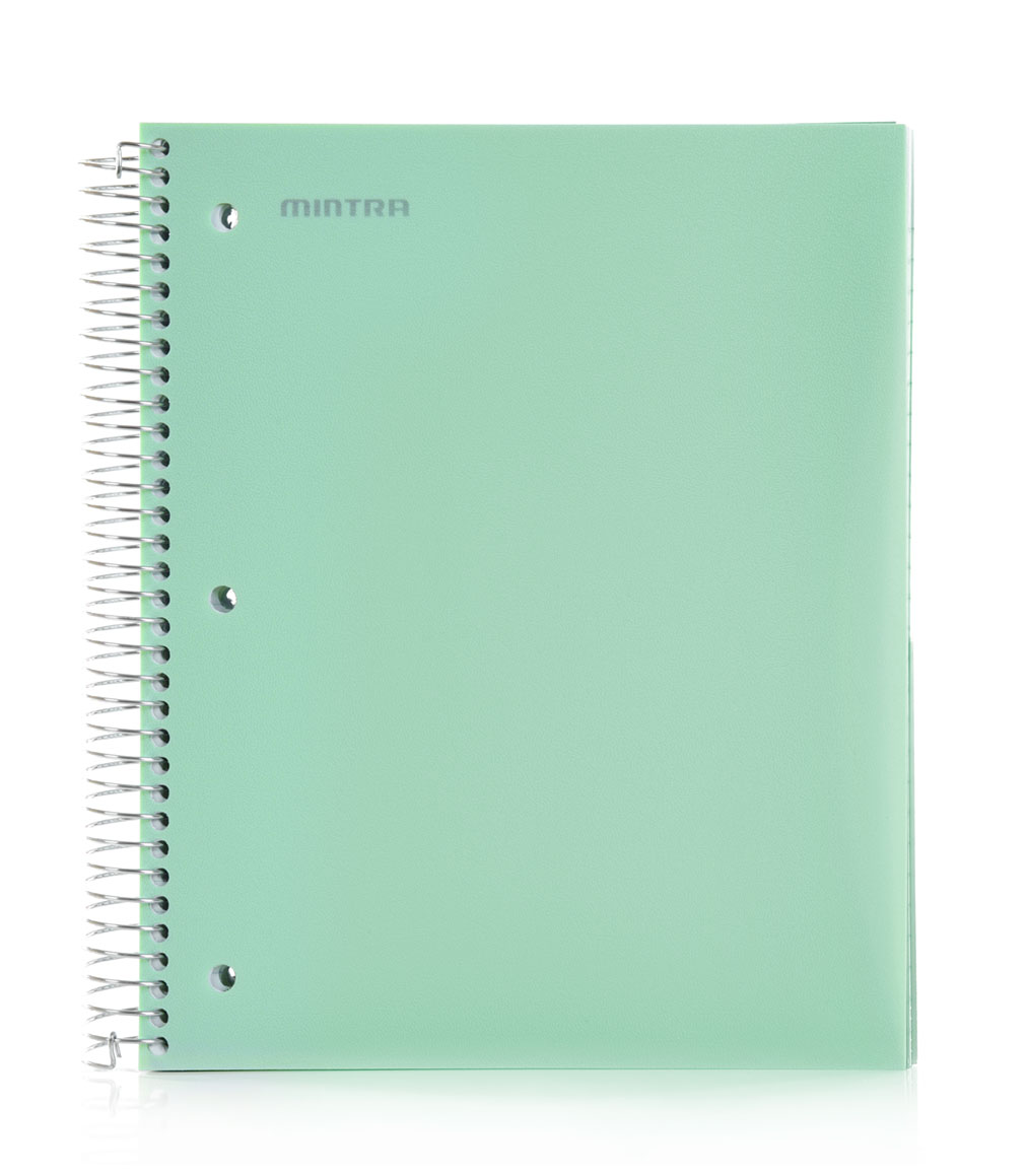 Five Star Advance 3 Subject Notebook, Green