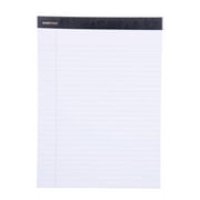 Mintra Office - Basic White Legal Pads 6PK - 50 Sheets per pad - Writing Pad, Notepad Paper for Business, School, College