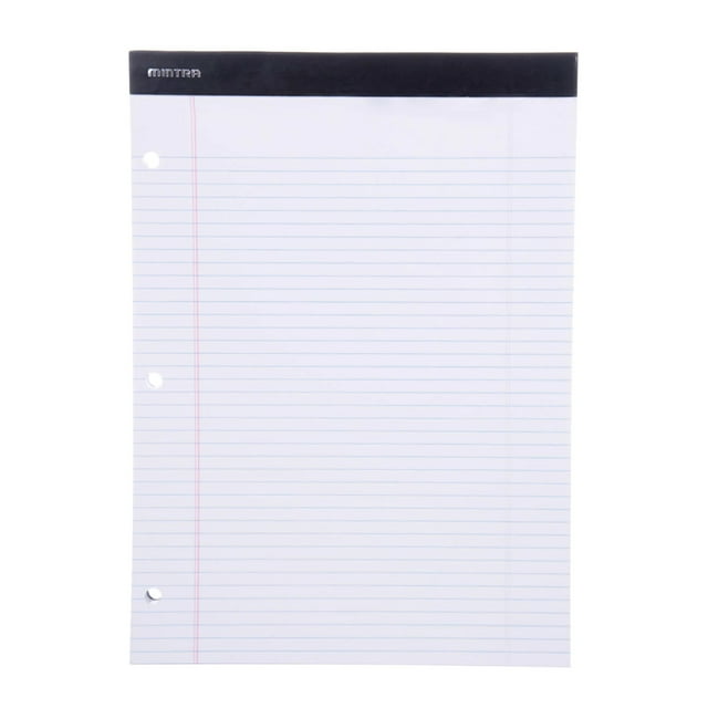 Mintra Office Legal Pads - (BASIC WHITE 6pk,) - 50 Sheets per Notepad ...