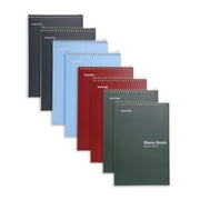 Mintra Office Steno Books - Arctic Ice, Chili Oil, Green Olive, Charcoal 100 sheets (8 Pack)