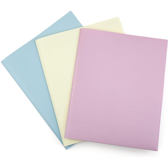 Mintra Poly Pocket Folders 3pk - Heavy Duty