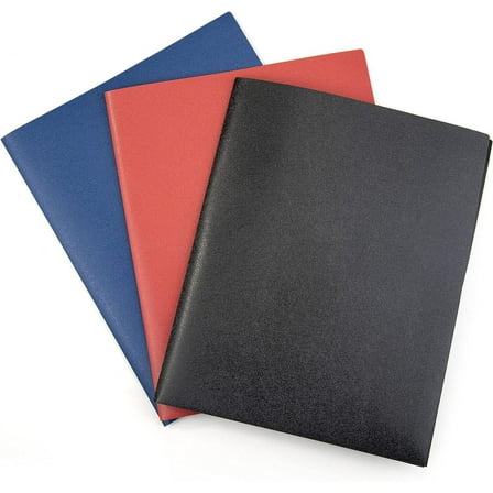 Mintra Poly Pocket Folders 3pk - Heavy Duty