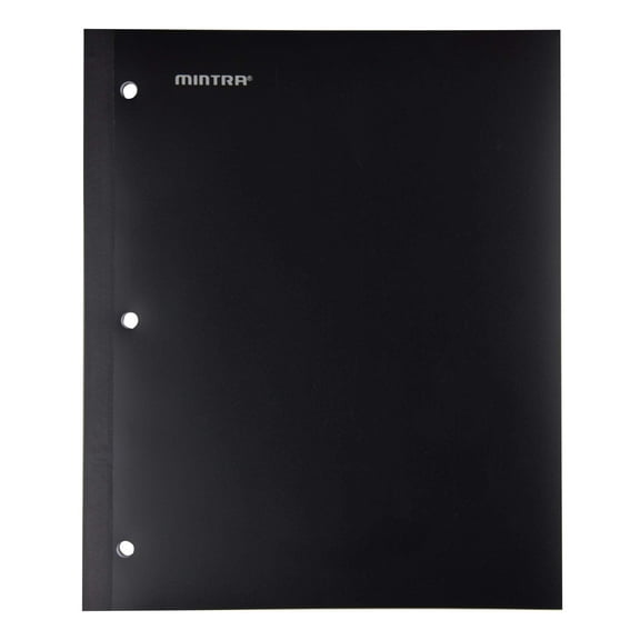 Mintra Wireless Notebook 3pk - 80 Sheets - College Ruled (Black, Blue, Red)