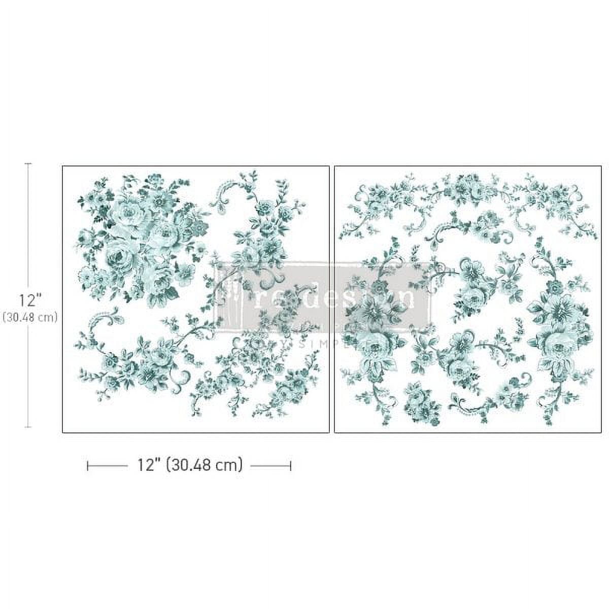 Minty Roses Redesign With Prima Maxi Transfer