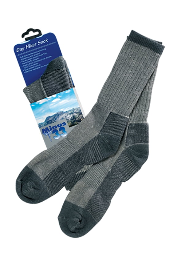 Minus 33 Day Hiker Merino Wool Socks - XL