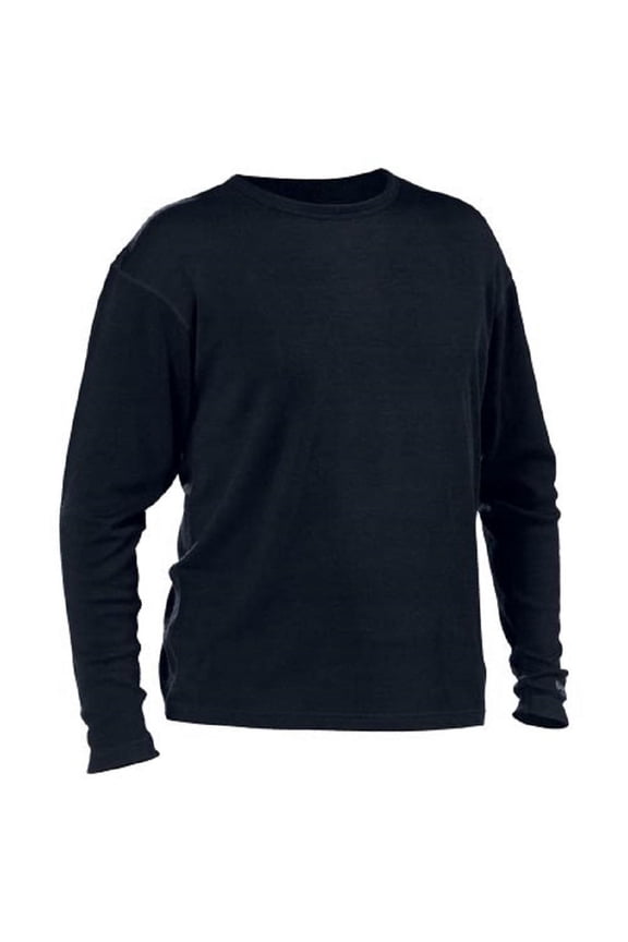 Minus 33 Mid Weight Crew Neck Mens Merino Base Layer Shirt Black XL