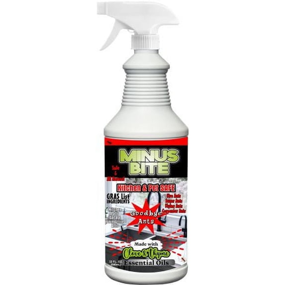 Minus Bite All Natural Ant Spray with the Power of Clove and Thyme 32oz