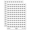 thumbnail image 1 of Minus Negative Subtraction Math Symbol 200+ Round Stickers - White - Matte Finish - 0.50" Size, 1 of 3