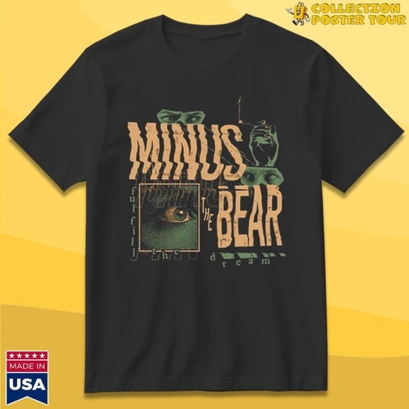 Minus The Bear Fulfill The Dream Black S-5XL T-Shirt IA473