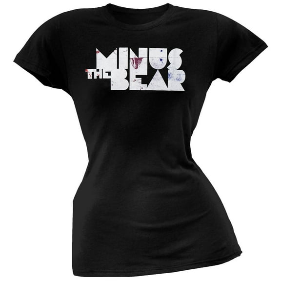 Minus The Bear Women's Juniors Logo Short Sleeve T Shirt